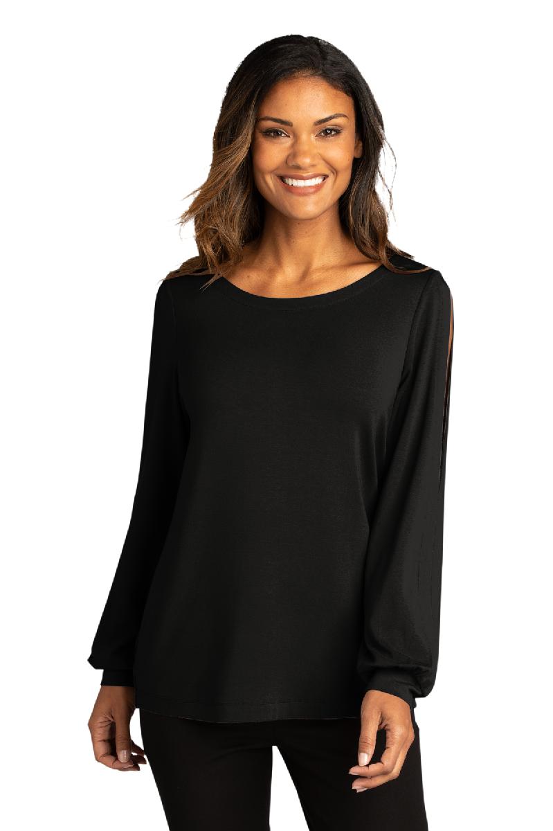 Port Authority ® Ladies Luxe Knit Jewel Neck Top. LK5600