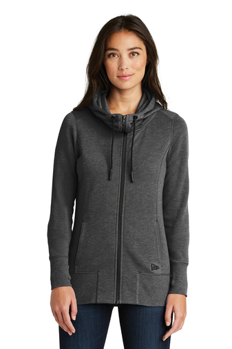 New Era  &#174;  Ladies Tri-Blend Fleece Full-Zip Hoodie. LNEA511