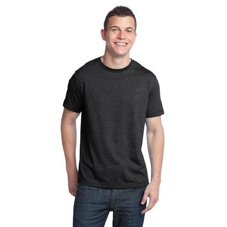 District - Young Mens Tri-Blend Crew Neck Tee. DT142