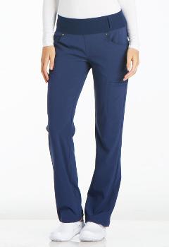 Mid Rise Straight Leg Pull-on Pant