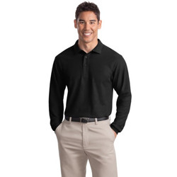 Port Authority - Long Sleeve Silk Touch Polo.  K500LS