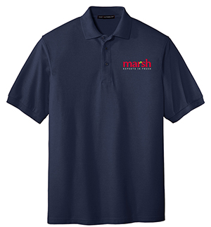 Port Authority &#174;  Silk Touch&#153; Polo.  MRS09 (MRSH  T (587-c1) - left chest)