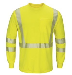 iQ Series® Mens Lightweight FR Hi-Vis LS T-Shirt - CAT2. SMK8