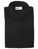 Men's Black Tuxedo Shirt